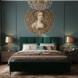 ŁÓŻKO TAPICEROWANE NA NÓŻKACH Z POJEMNIKIEM NA POŚCIEL SEN&CHICK 140x200